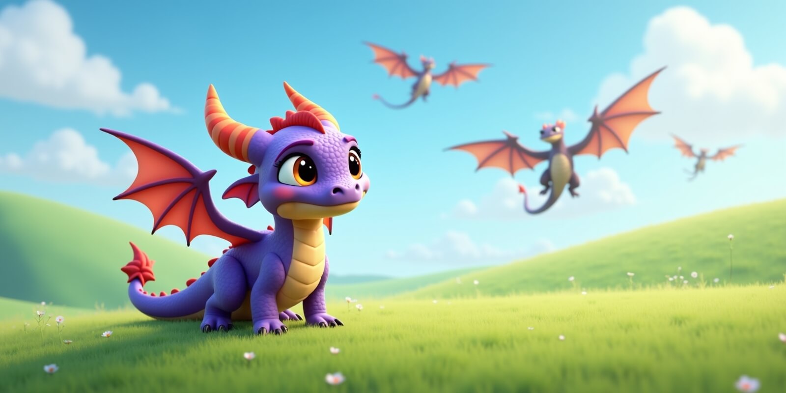 הדרקון הקטן שפחד מגובה