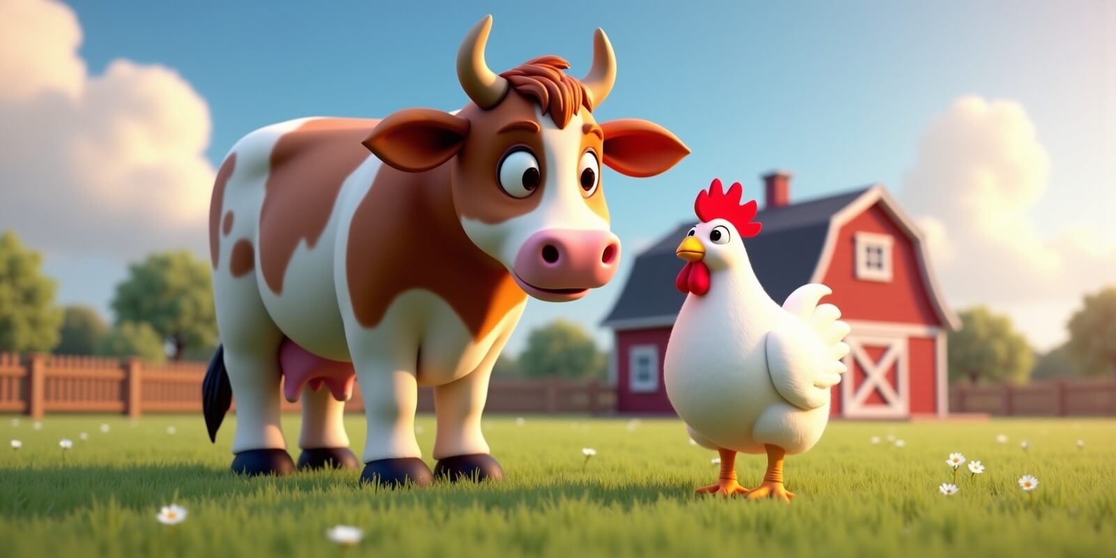 התרנגולת שרצתה להיות פרה